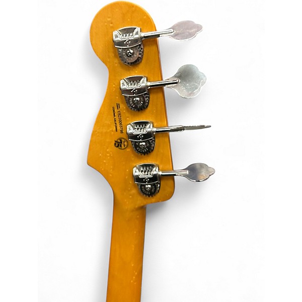 Used Fender American Ultra Precision Bass 3 Color Sunburst Electric Bass Guitar