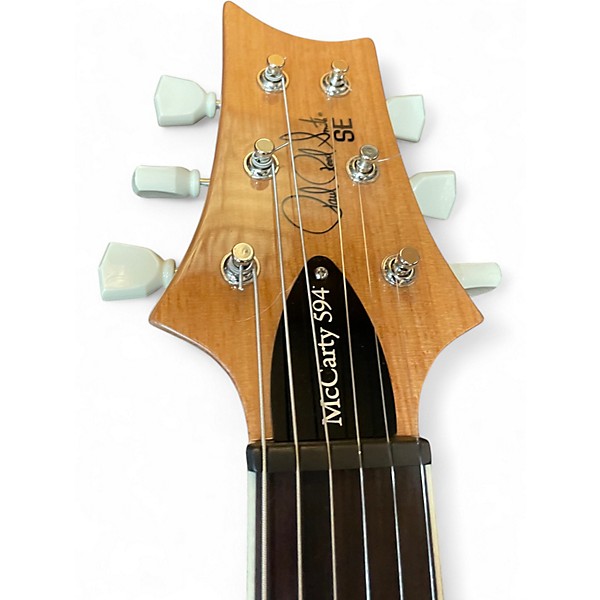 Used PRS SE Doublecut Quilted Top McCarty 594 Blue Solid Body Electric Guitar