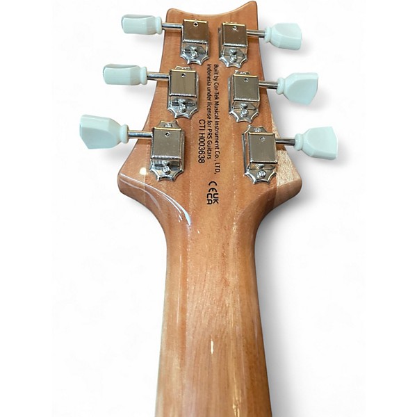 Used PRS SE Doublecut Quilted Top McCarty 594 Blue Solid Body Electric Guitar