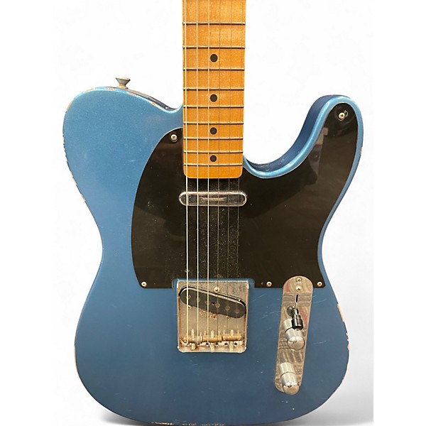 Used Fender Road Worn 1950S Telecaster Lake Placid Blue Solid Body Electric Guitar
