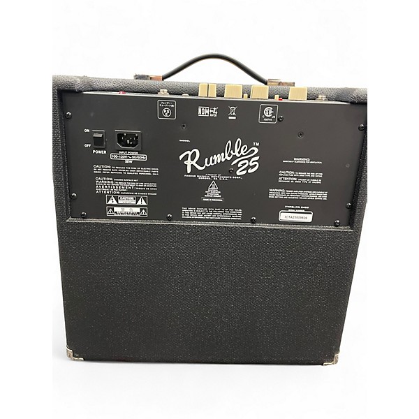 Used Fender rumble 25 Bass Combo Amp