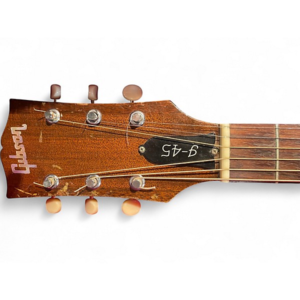 Vintage 1970 Gibson J45 Standard 2 Color Sunburst Acoustic Electric Guitar