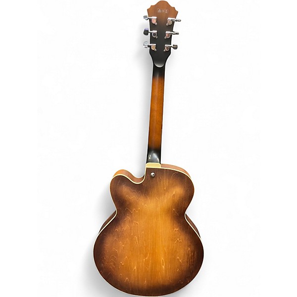 Used Ibanez AF55TF NAT MAH Hollow Body Electric Guitar