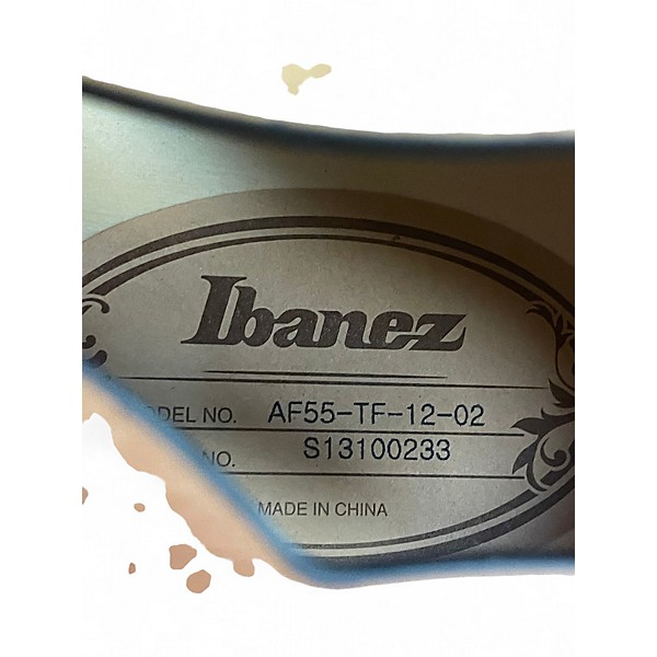 Used Ibanez AF55TF NAT MAH Hollow Body Electric Guitar