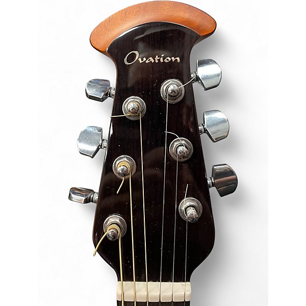 Used Ovation CE44P CELEBRITY Trans Blue Acoustic Electric Guitar