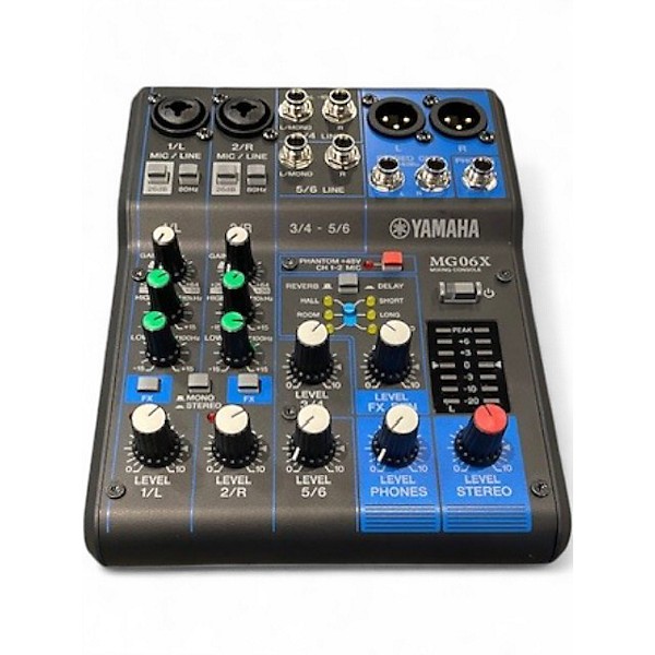 Used Yamaha MG06X Unpowered Mixer