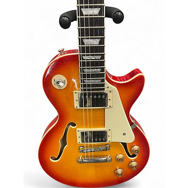 Used Epiphone Les Paul ES Sunburst Hollow Body Electric Guitar