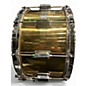 Used Rogers 14in  Dyna-Sonic Snare Drum  Brass Drum