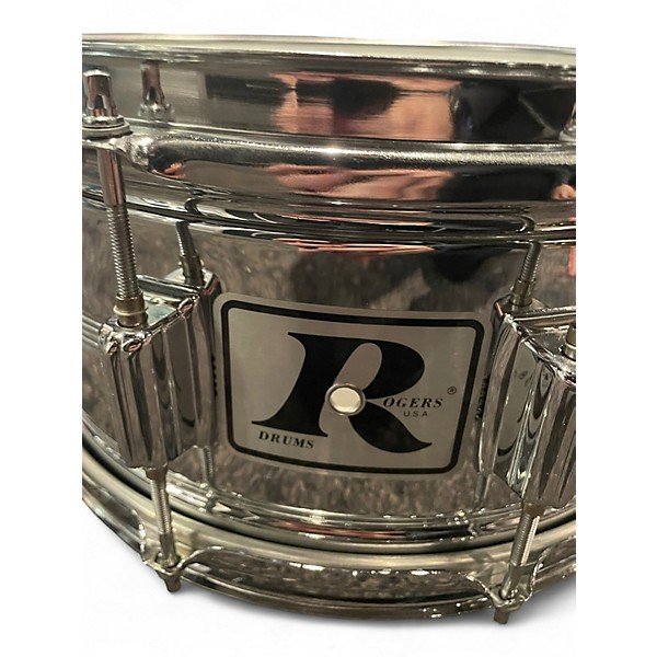 Used Rogers 14in snare Chrome Drum