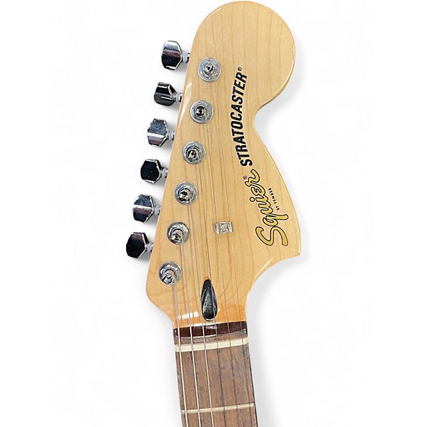 Used Squier Standard Stratocaster Charcoal Solid Body Electric Guitar