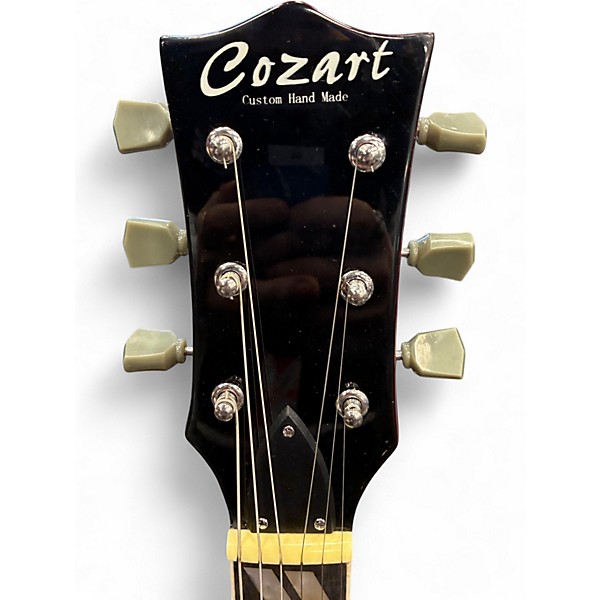 Used Cozart SG 6/12 Double Neck Red Solid Body Electric Guitar