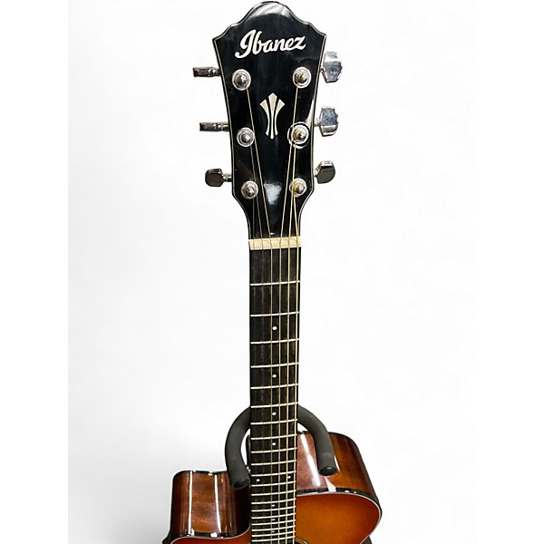 Used Ibanez AEG58L VIOLIN BURST BROWN Acoustic Electric Guitar