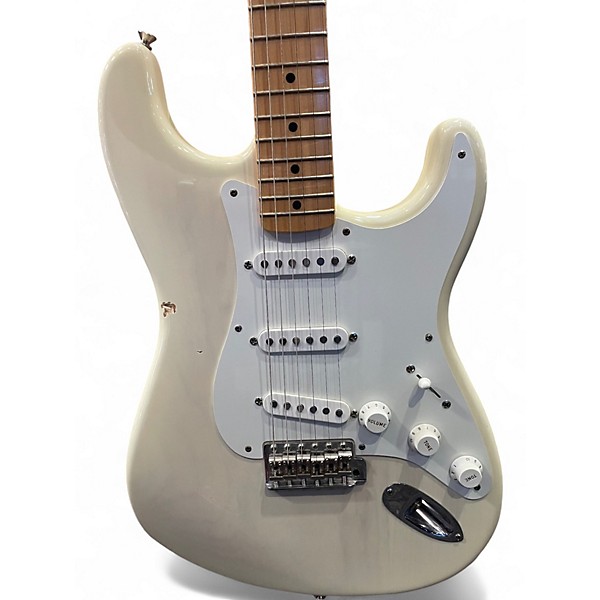 Used Fender American Vintage 1956 Stratocaster White Solid Body Electric Guitar