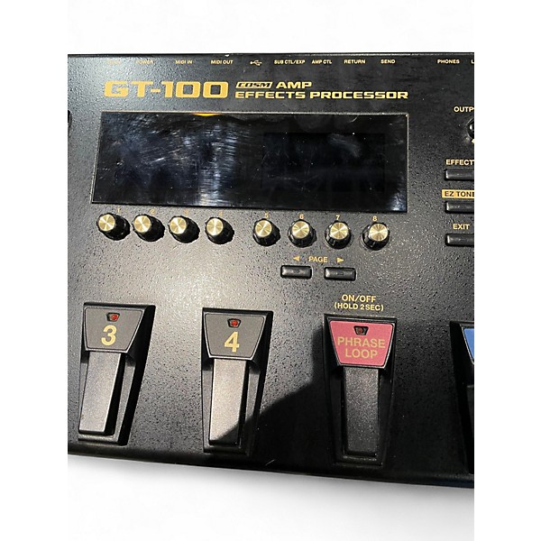 Used BOSS GT100 Effect Processor