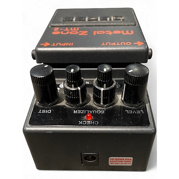 Used BOSS MT2 Metal Zone Distortion Effect Pedal