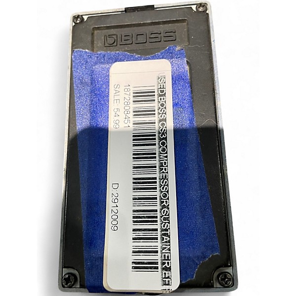 Used BOSS CS3 Compressor Sustainer Effect Pedal