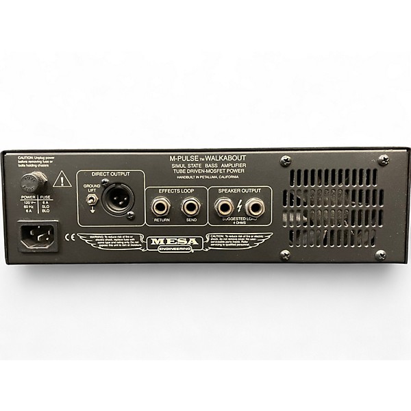 Used MESA/Boogie M-PULSE WALKABOUT Bass Amp Head