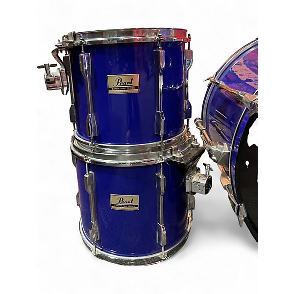 Used Pearl 5 Piece EXPORT-PRO Blue Drum Kit