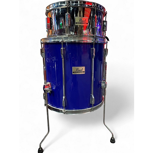 Used Pearl 5 Piece EXPORT-PRO Blue Drum Kit
