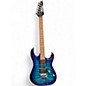 Used Ibanez GRX70QA BLUE Solid Body Electric Guitar thumbnail