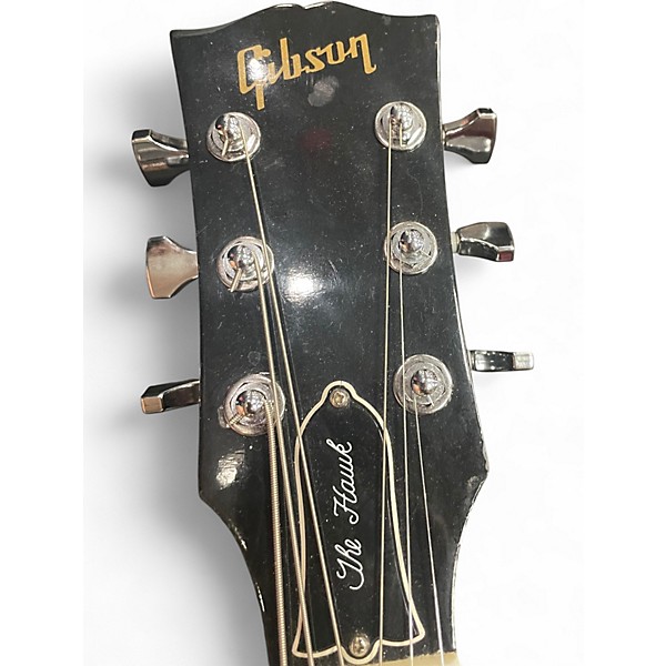 Used Gibson The Hawk Black Solid Body Electric Guitar
