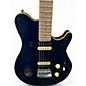 Used Sterling by Music Man Sub AX3 Axis BLUE Solid Body Electric Guitar