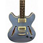 Used D'Angelico Excel Series DC Slate Blue Hollow Body Electric Guitar