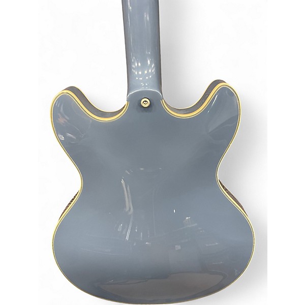 Used D'Angelico Excel Series DC Slate Blue Hollow Body Electric Guitar