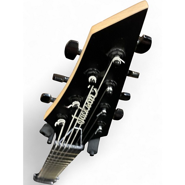 Used Jackson KING V JS22 7 Black Solid Body Electric Guitar