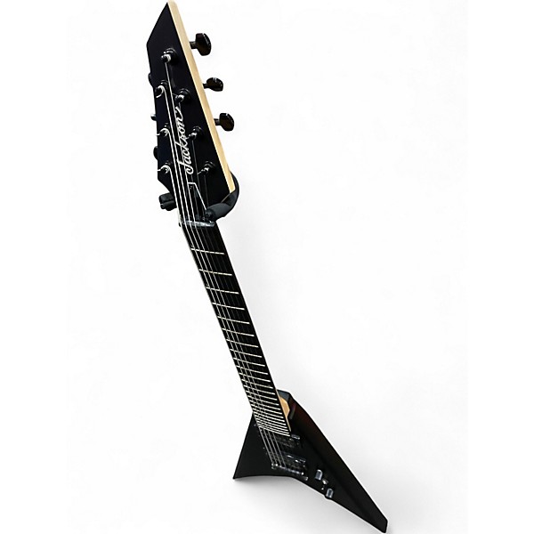 Used Jackson KING V JS22 7 Black Solid Body Electric Guitar