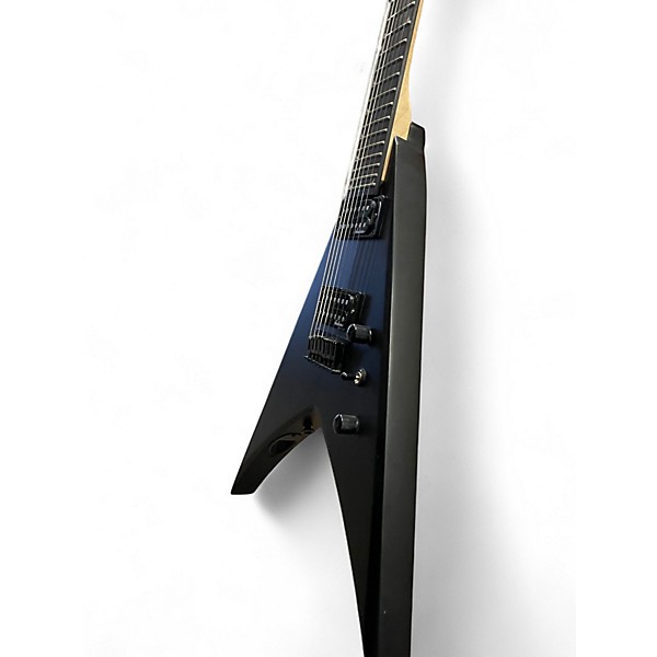 Used Jackson KING V JS22 7 Black Solid Body Electric Guitar