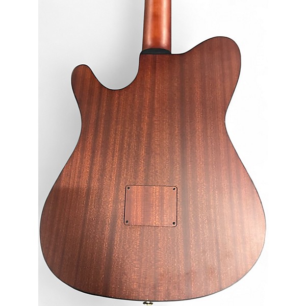 Used Ibanez FRH10N-RGF Rose Gold Metallic Flat Classical Acoustic Electric Guitar