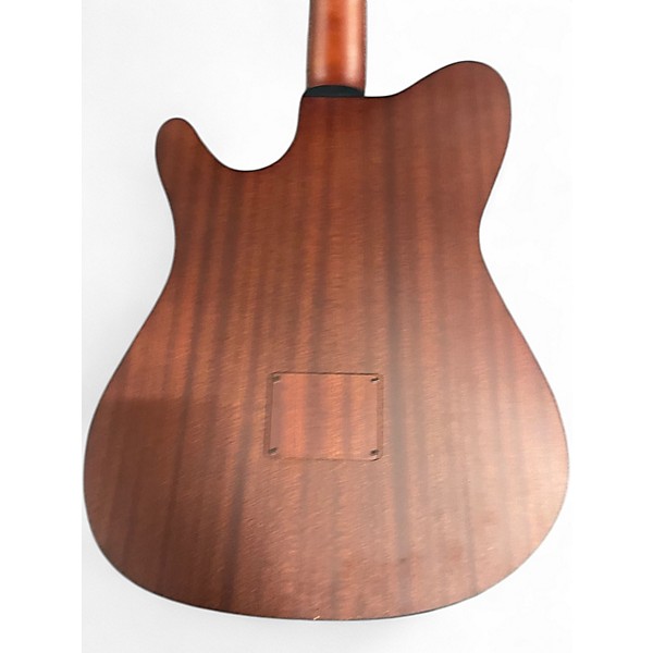 Used Ibanez FRH10N-RGF Rose Gold Metallic Flat Classical Acoustic Electric Guitar