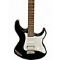 Used Yamaha Pacifica Black and White Solid Body Electric Guitar