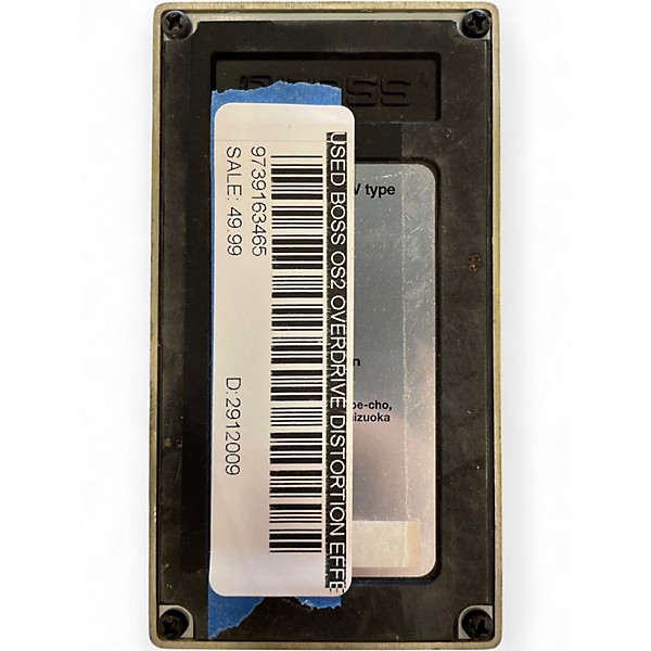 Used BOSS OS2 Overdrive Distortion Effect Pedal