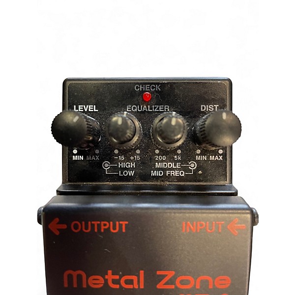 Used BOSS MT2 Metal Zone Distortion Effect Pedal