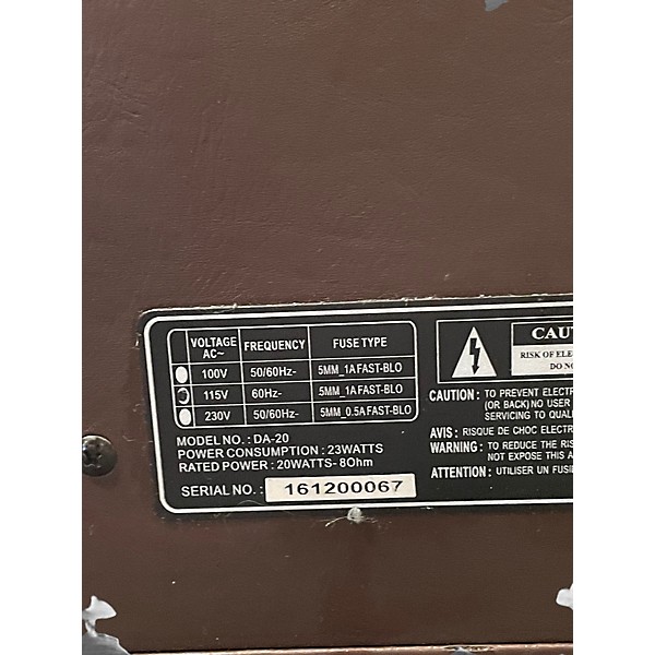 Used Dean ACOUSTIC DA-20 Acoustic Guitar Combo Amp