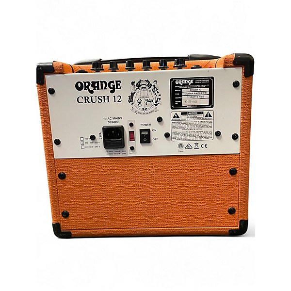 Used Orange Amplifiers Crush 12 Guitar Combo Amp