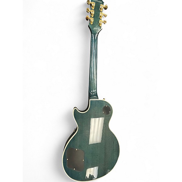 Used Epiphone Les Paul Custom Ocean Blue Solid Body Electric Guitar