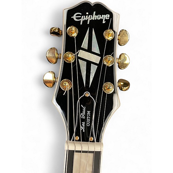 Used Epiphone Les Paul Custom Ocean Blue Solid Body Electric Guitar