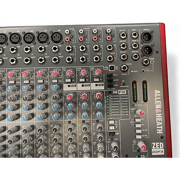 Used Allen & Heath ZED22FX Unpowered Mixer