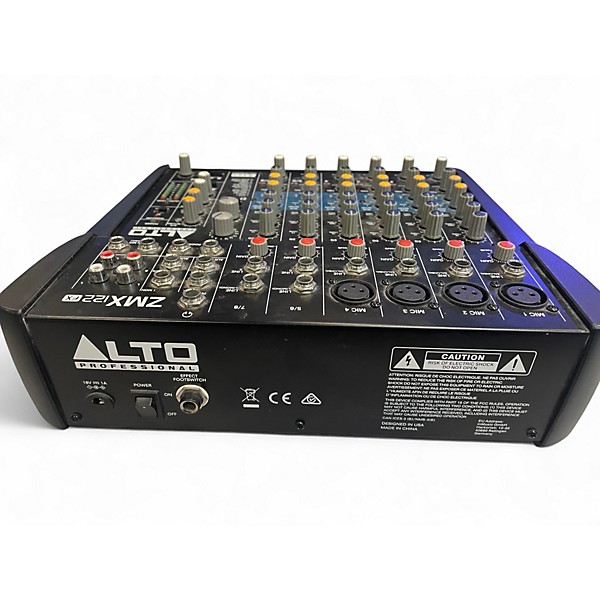 Used Alto ZMX122FX 8-Channel Unpowered Mixer