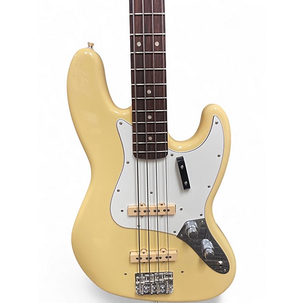 Used Fender Laura Lee Signature Jazz Bass Vintage White Electric Bass Guitar