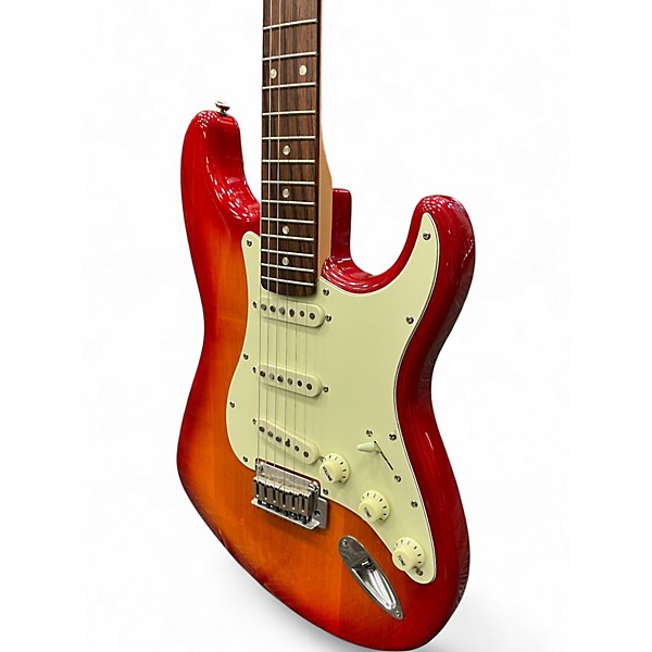 Used Squier Standard Stratocaster Sunburst Solid Body Electric Guitar