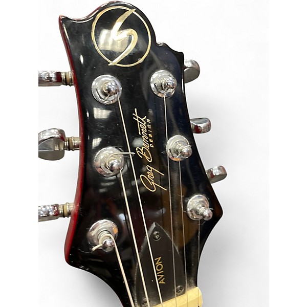 Used Greg Bennett Design by Samick Avion AV3TR Red Solid Body Electric Guitar