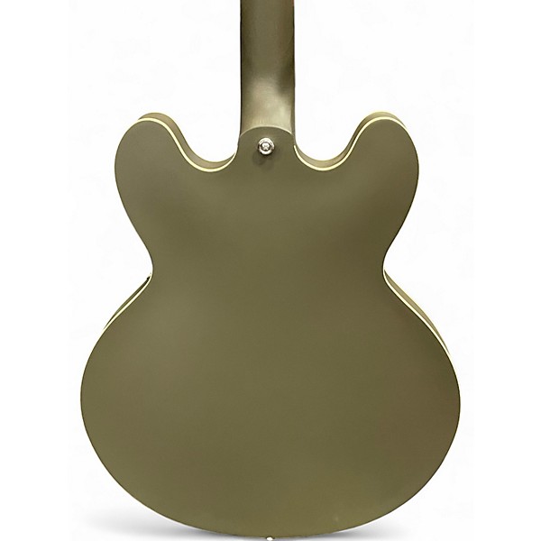 Used Epiphone Casino Drab Olive Hollow Body Electric Guitar