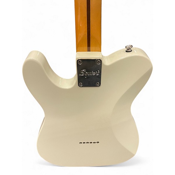 Used Squier CLASSIC VIBE TELECASTER DELUXE WHITE Solid Body Electric Guitar