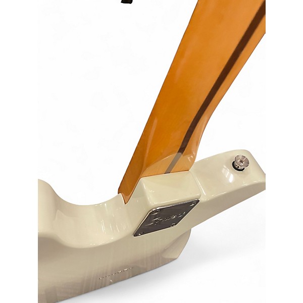 Used Squier CLASSIC VIBE TELECASTER DELUXE WHITE Solid Body Electric Guitar