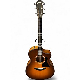Used Taylor 114CE 2 Color Sunburst Acoustic Electric Guitar