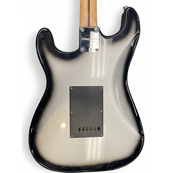 Used Starcaster by Fender Stratocaster SILVER BURST Solid Body Electric Guitar
